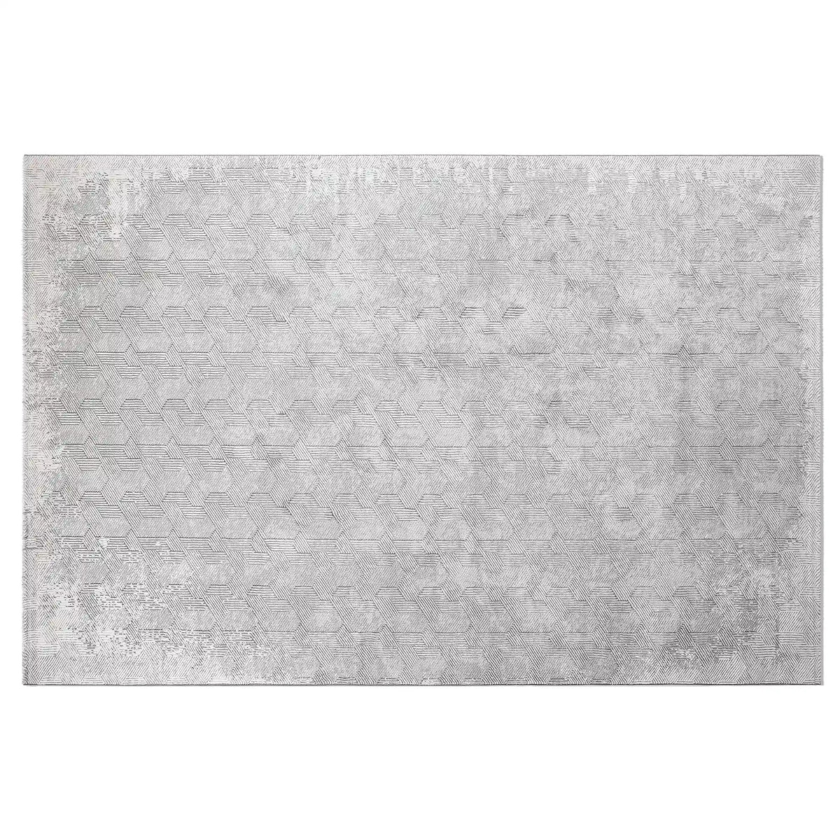 Shafei Textured Geometric Calm Interior Area Rug