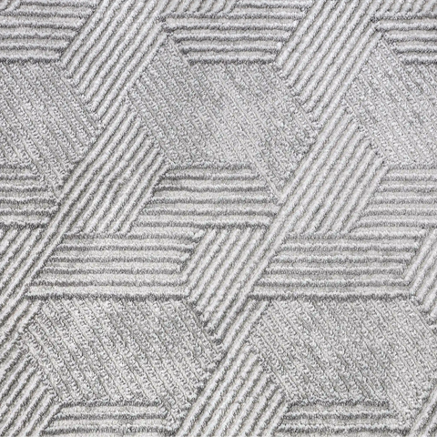 Shafei Textured Geometric Calm Interior Area Rug