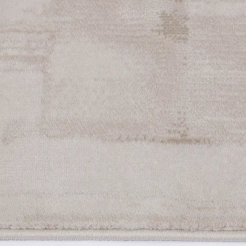 Shanluan Layered Horizon Abstract Neutral Area Rug