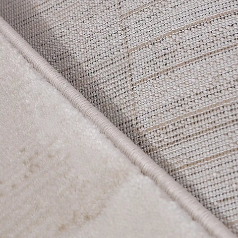 Shanluan Layered Horizon Abstract Neutral Area Rug