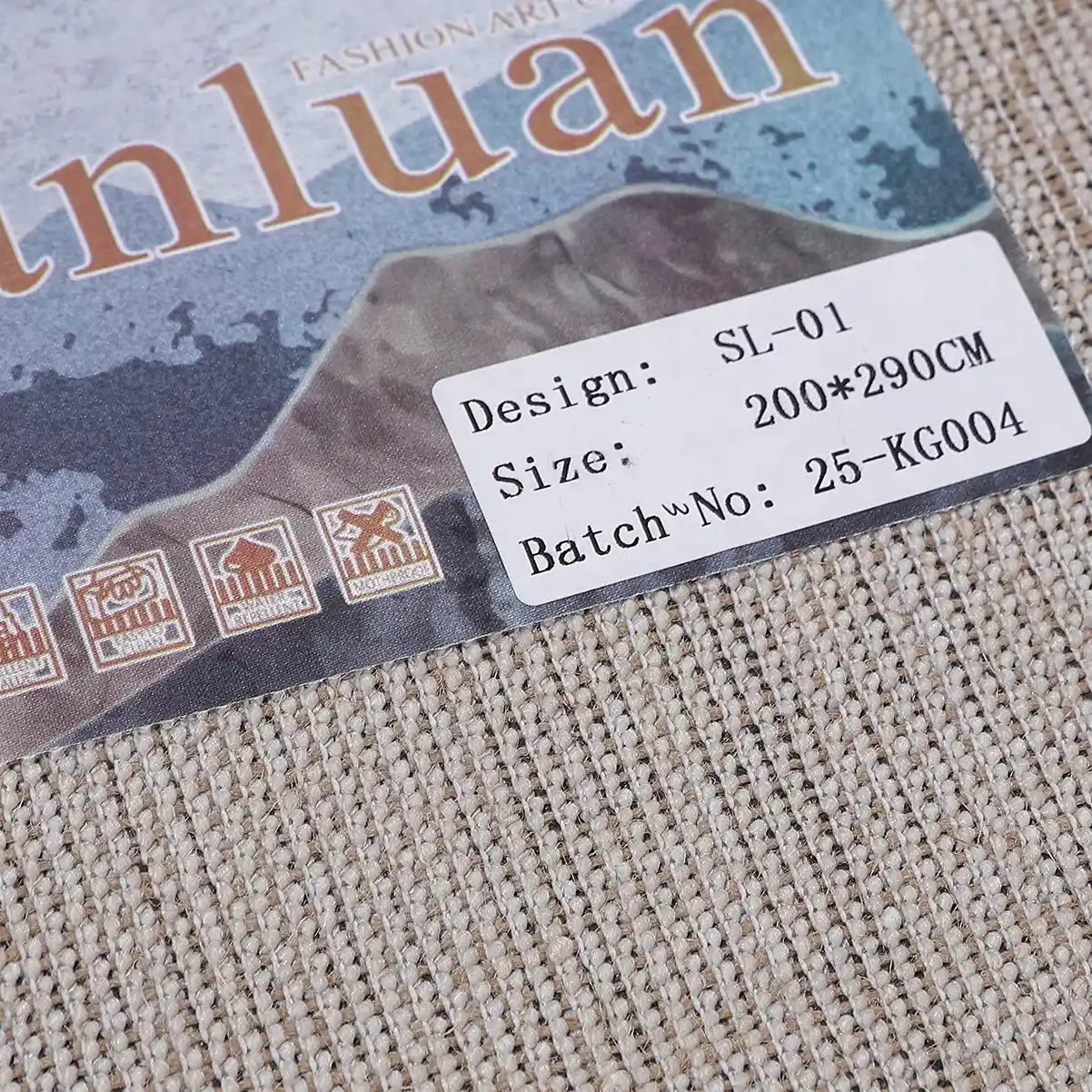 Shanluan Soft Gradient Mountain Inspired Neutral Area Rug