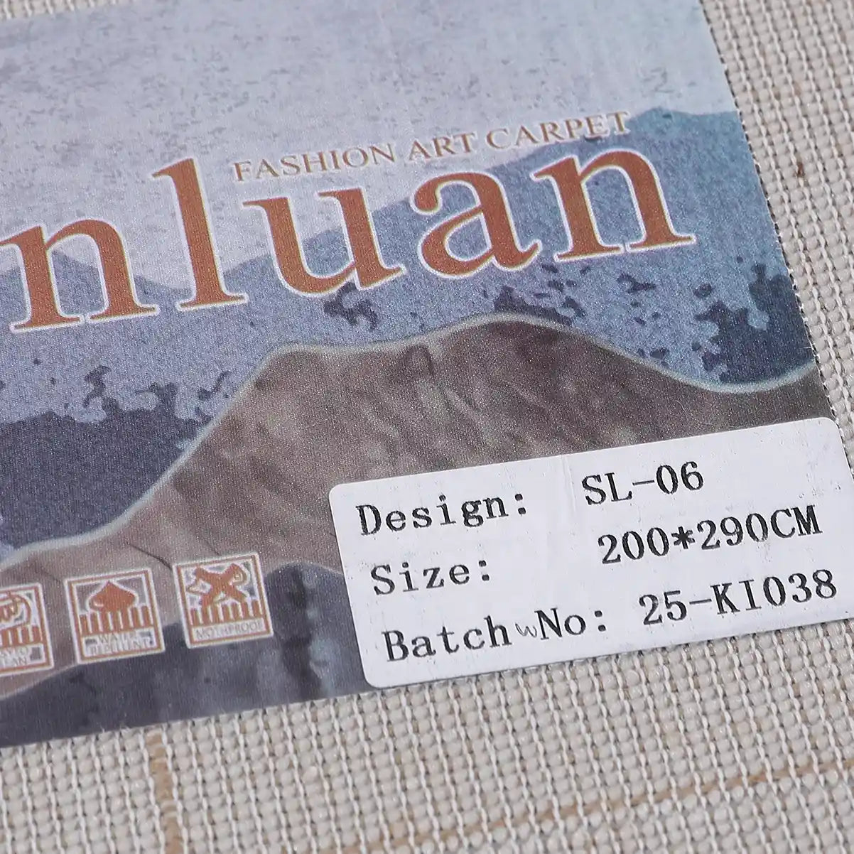 Shanluan Soft Drifted Landscape Neutral Area Rug