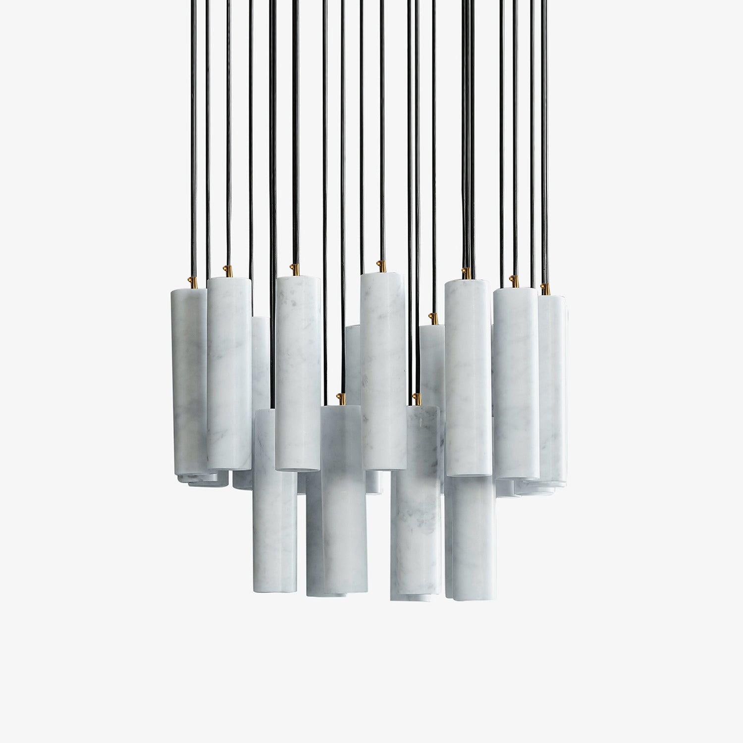 Silo Pendant Alabaster Light