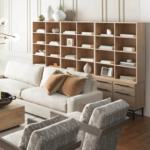 Sullivan Modular Triple Bookcase File