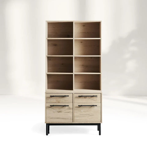 Sullivan Single Bookcase with File Base