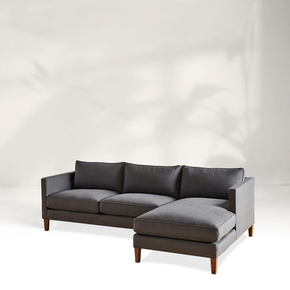 Crossen Sectional Sofa - Performance Linen Graphite