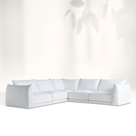 Jone Modular Sectional Sofa - Performance Textured Linen Bone