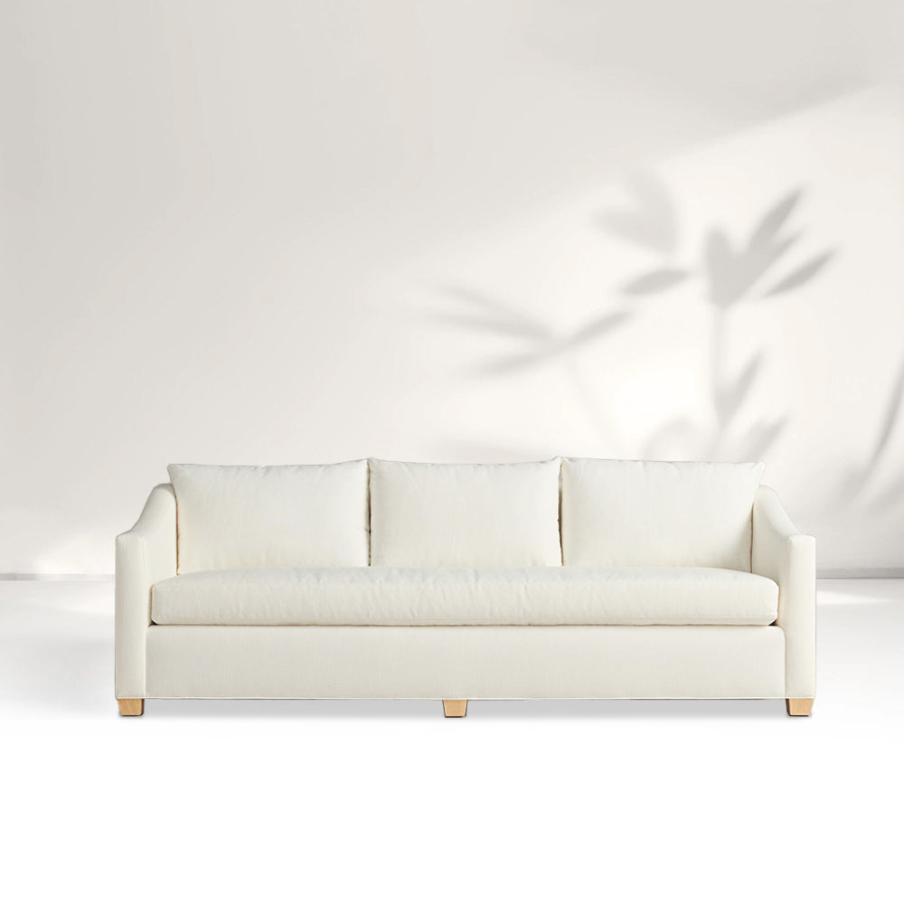 Suivan Sofa - Performance Textured Linen Pearl