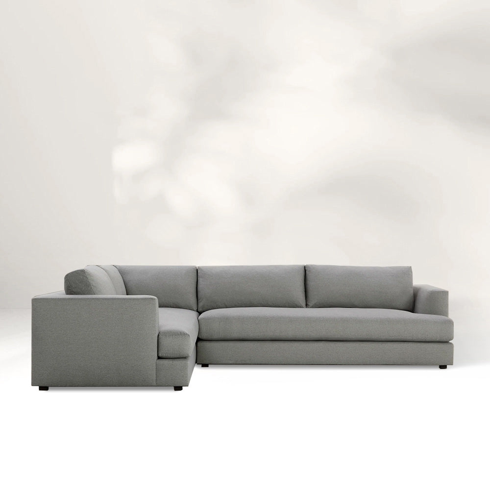 Tarick Sectional Sofa - Performance Melange Weave Night