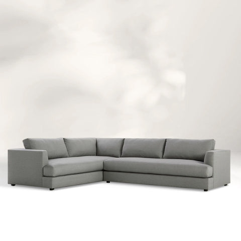 Tarick Sectional Sofa - Performance Melange Weave Night