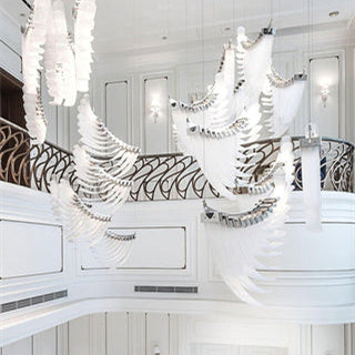 Tiered Palmette Chandelier