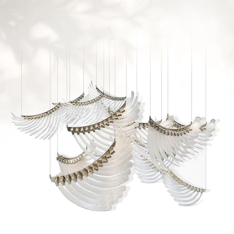 Tiered Palmette Chandelier