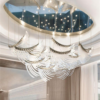 Tiered Palmette Chandelier