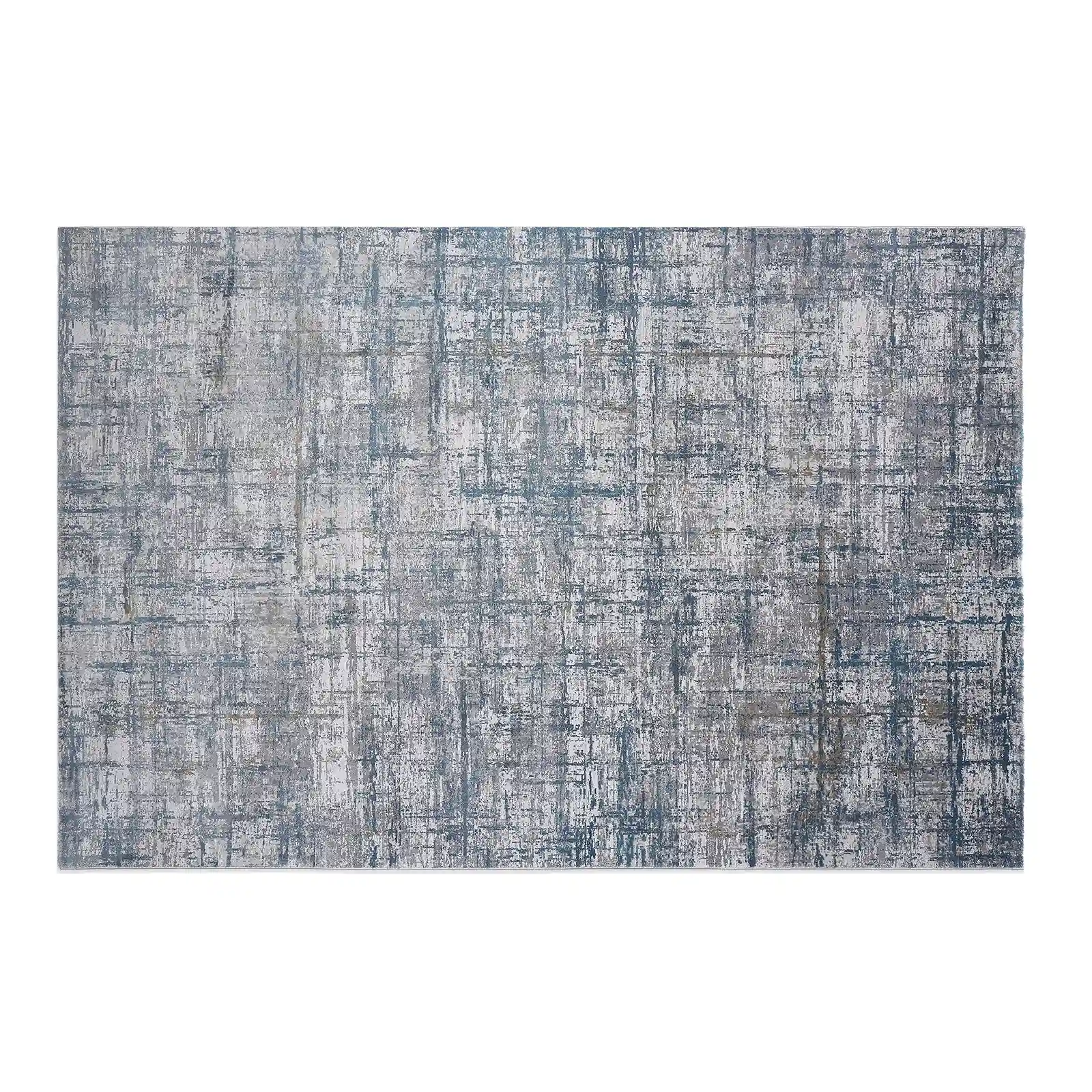 Torino Interwoven Grid Abstract Neutral Area Rug for Contemporary ...