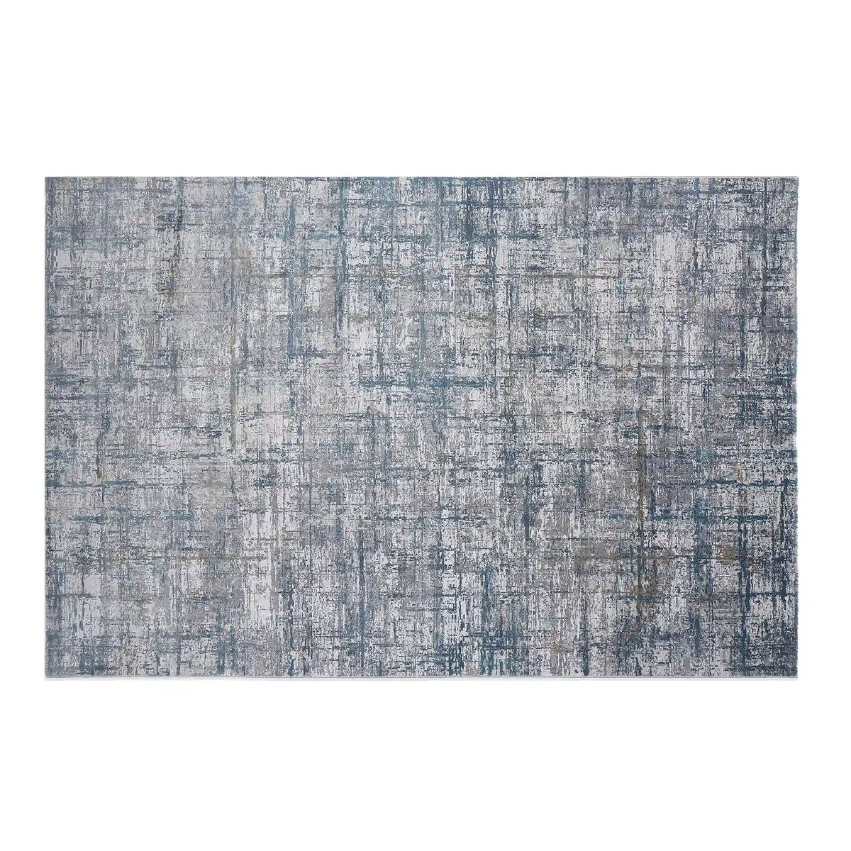 Torino Interwoven Grid Abstract Neutral Area Rug