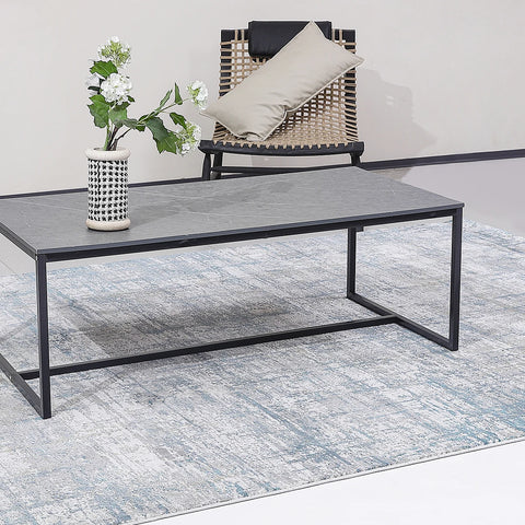 Torino Interwoven Grid Abstract Neutral Area Rug