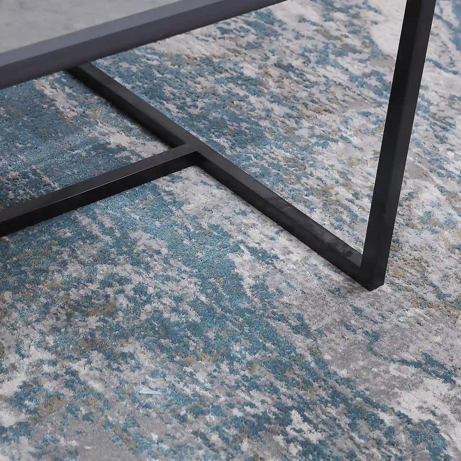 Torino Mineral Flow Abstract Neutral Area Rug