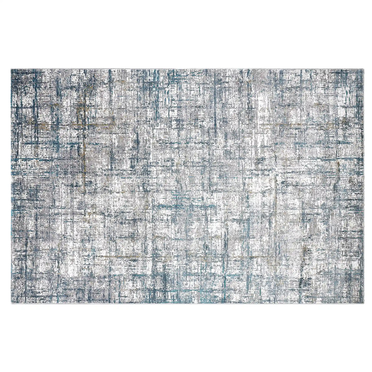 Torino Interwoven Grid Abstract Neutral Area Rug