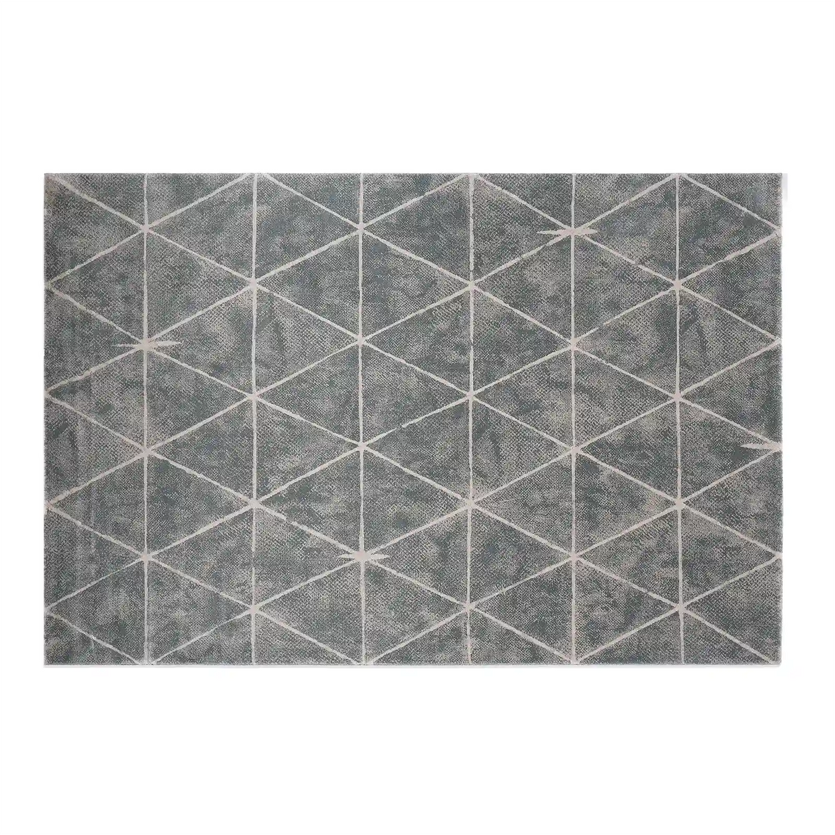 Torino Faceted Grid Abstract Neutral Area Rug