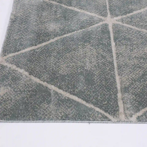 Torino Faceted Grid Abstract Neutral Area Rug