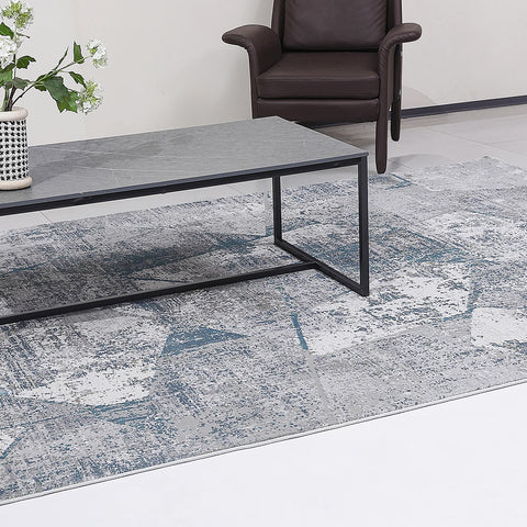 Torino Fragmented Mosaic Abstract Neutral Area Rug