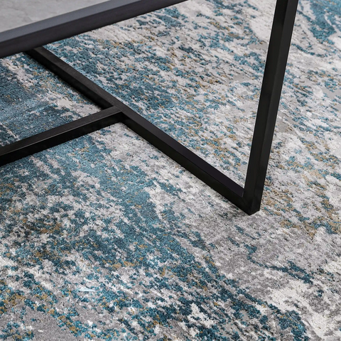 Torino Mineral Flow Abstract Neutral Area Rug