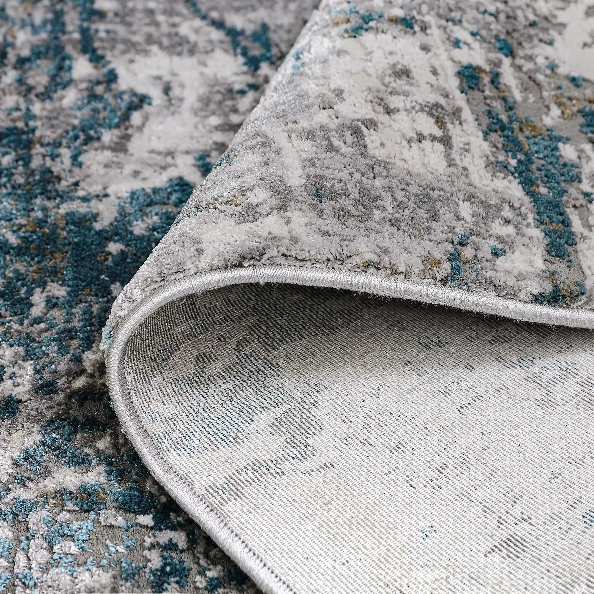 Torino Mineral Flow Abstract Neutral Area Rug