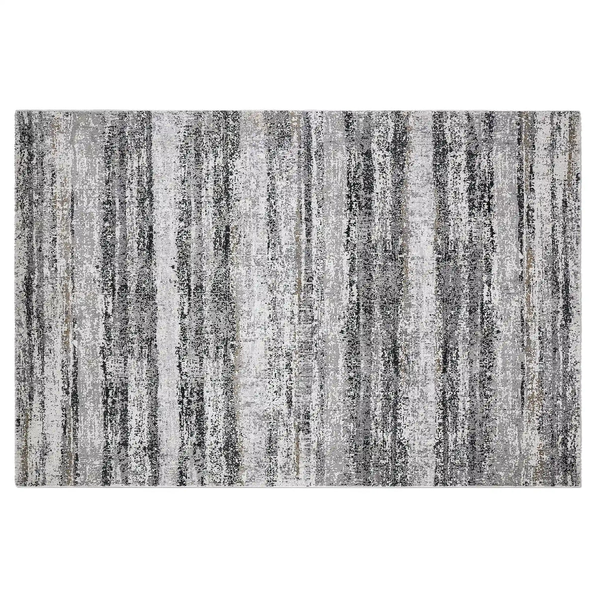 Torino Vertical Rainline Neutral Area Rug
