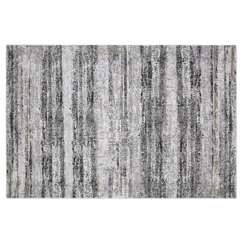 Torino Vertical Rainline Neutral Area Rug