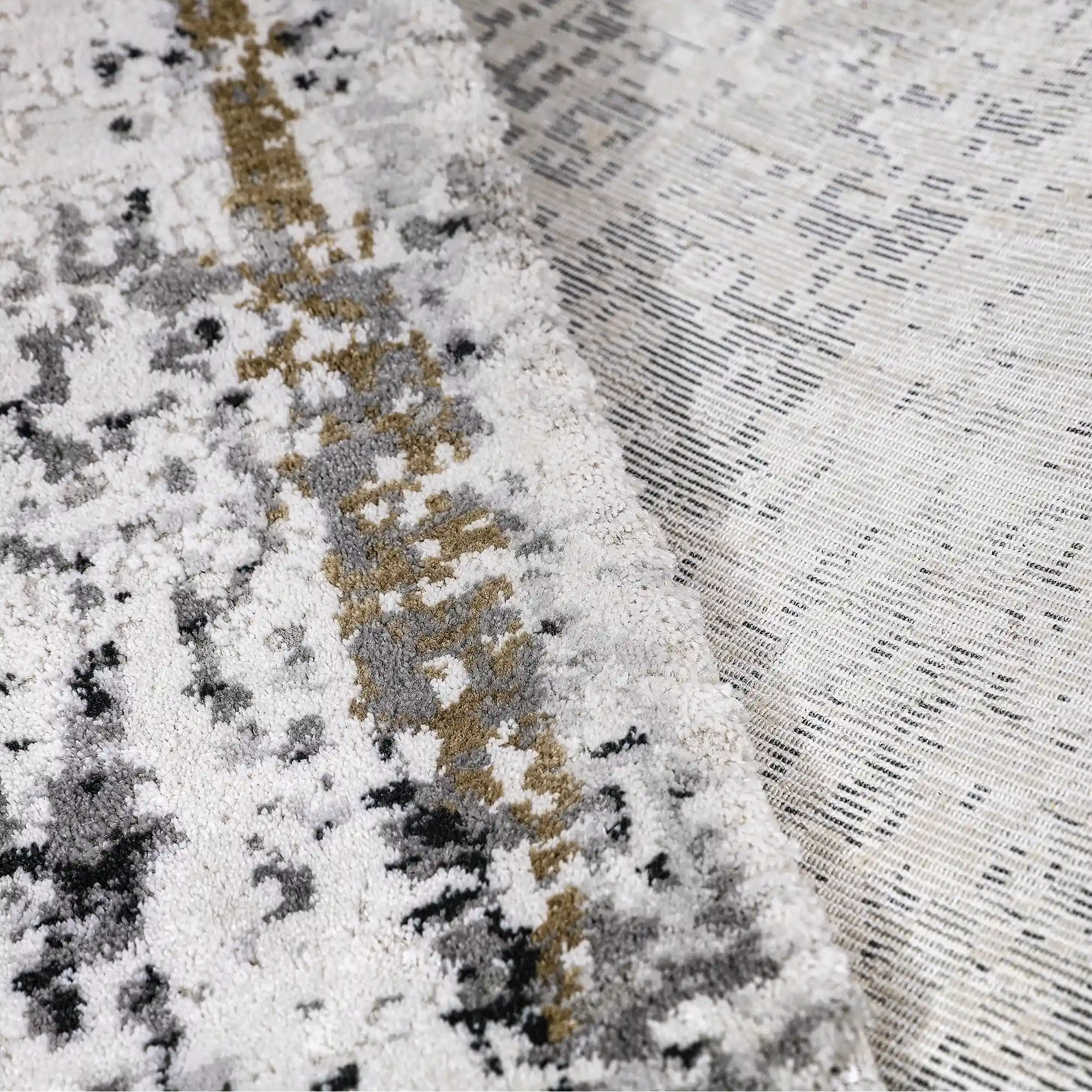 Torino Vertical Rainline Neutral Area Rug