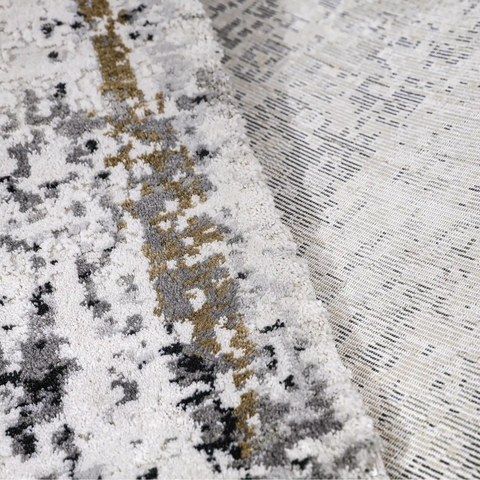 Torino Vertical Rainline Neutral Area Rug
