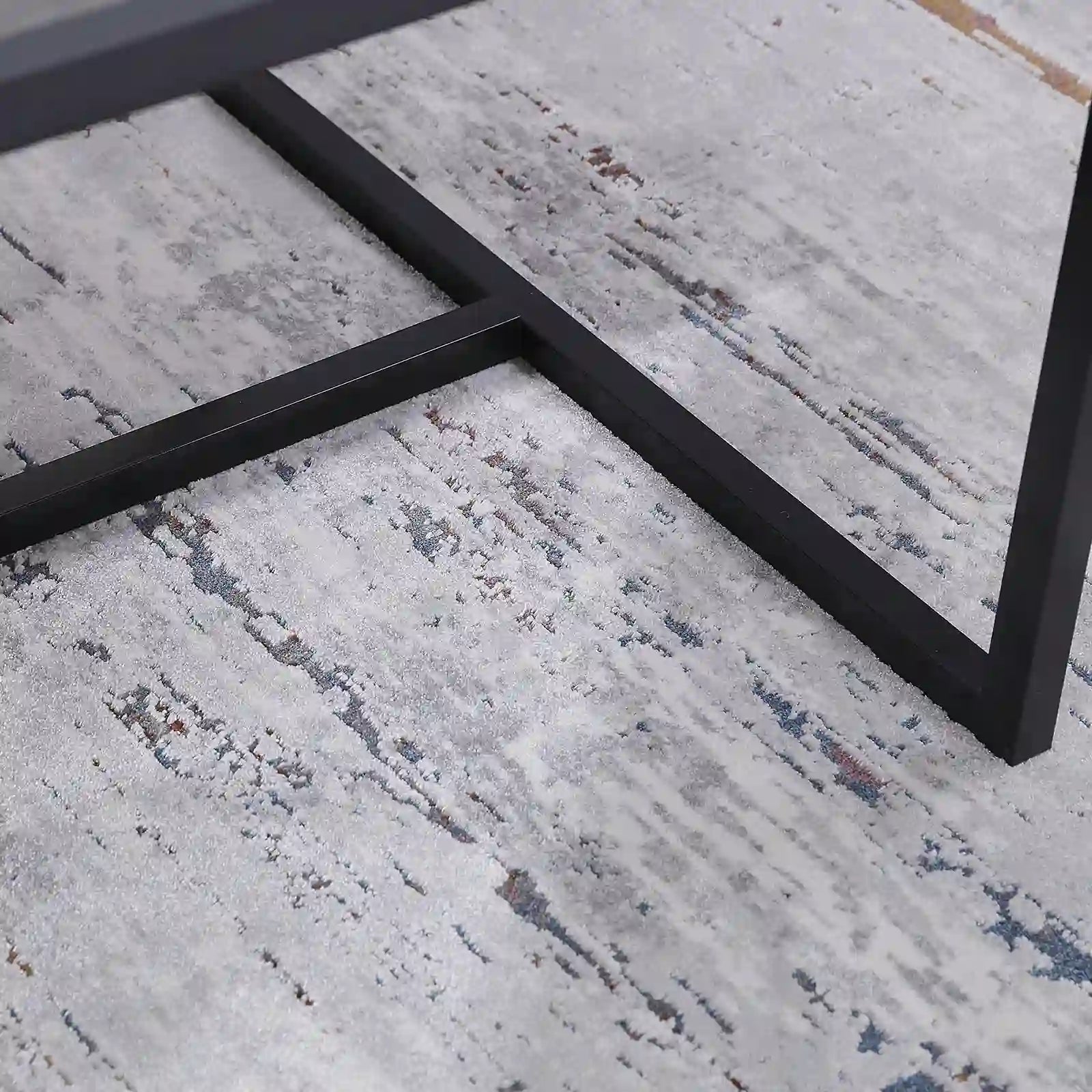 Torino Vertical Weathered Strata Abstract Neutral Area Rug