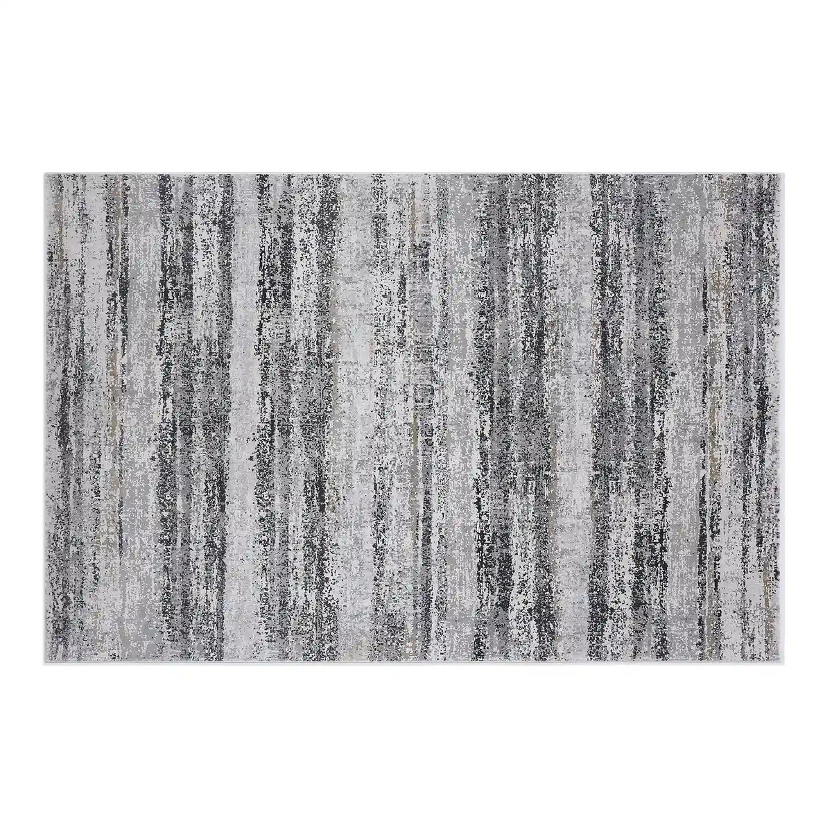 Torino Vertical Rainline Neutral Area Rug