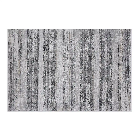 Torino Vertical Rainline Neutral Area Rug