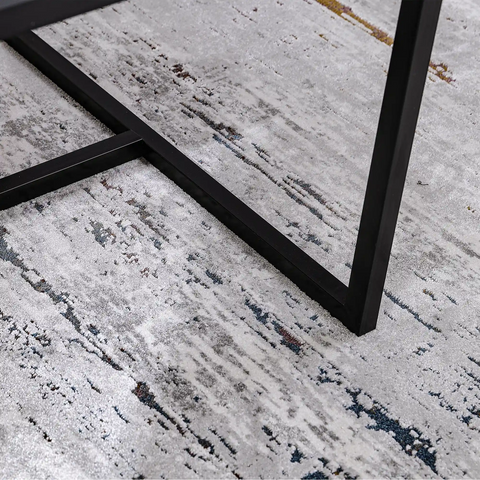 Torino Vertical Weathered Strata Abstract Neutral Area Rug