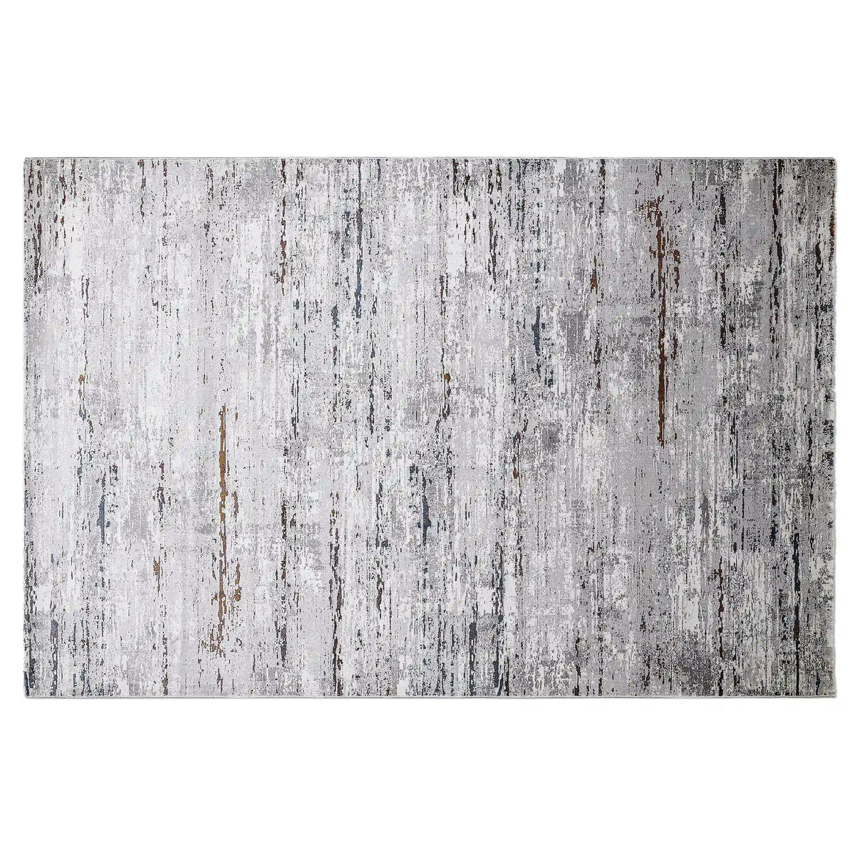 Torino Vertical Weathered Strata Abstract Neutral Area Rug