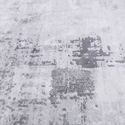 Torino Washed Linear Layered Abstract Neutral Area Rug