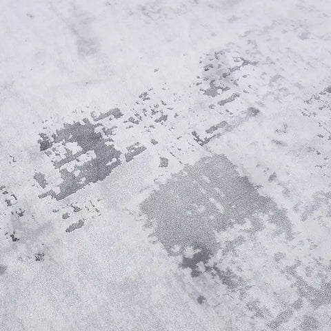 Torino Washed Linear Layered Abstract Neutral Area Rug