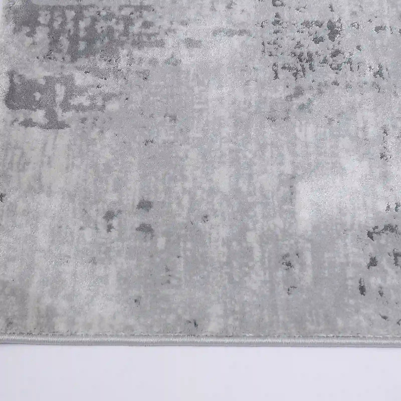 Torino Washed Linear Layered Abstract Neutral Area Rug