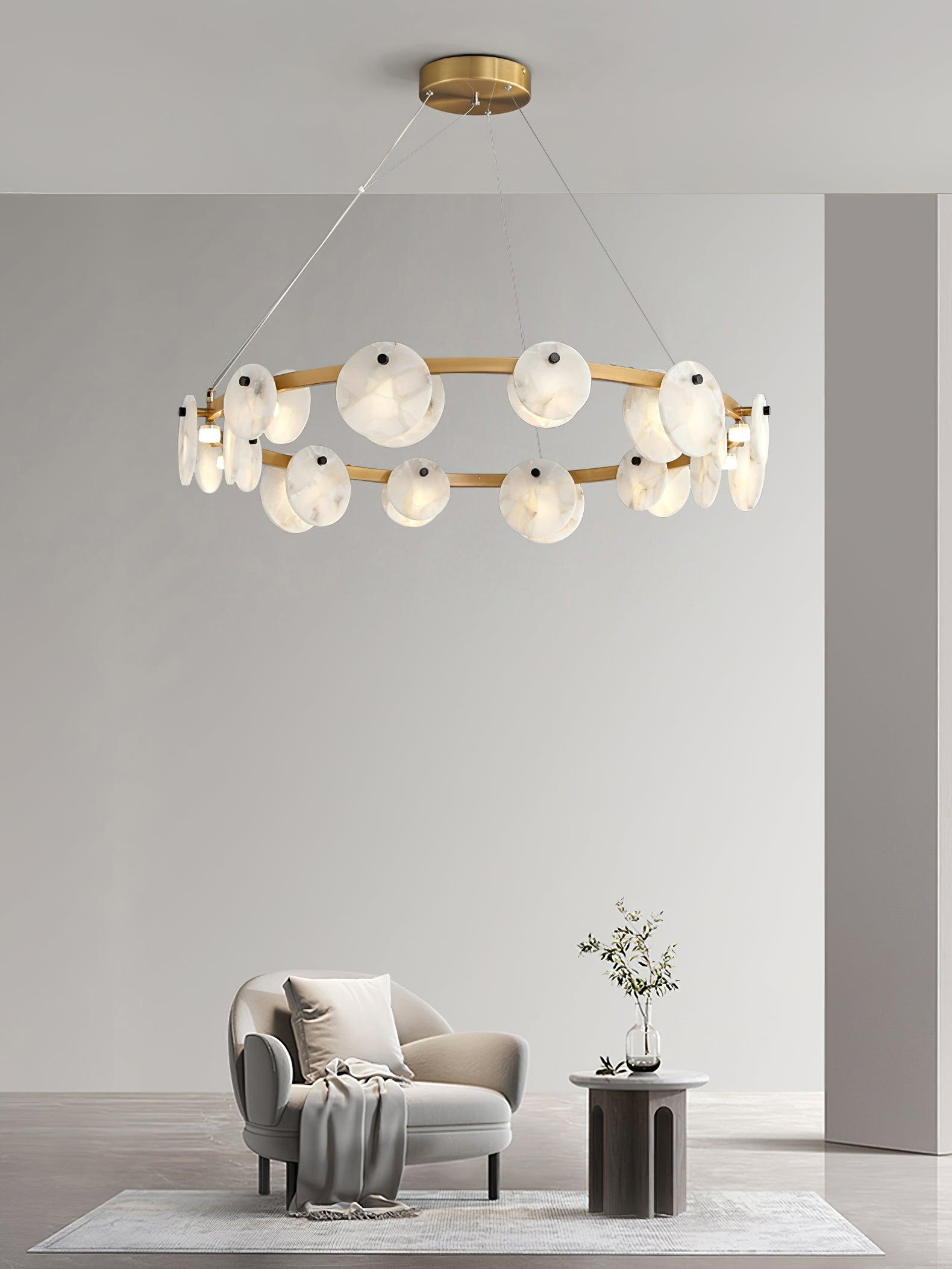 Trinidad Alabaster Chandelier - Vakkerlight