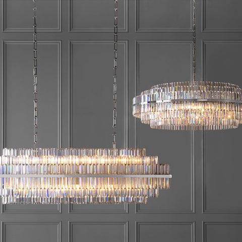 Vinor Linear Crystal Chandelier