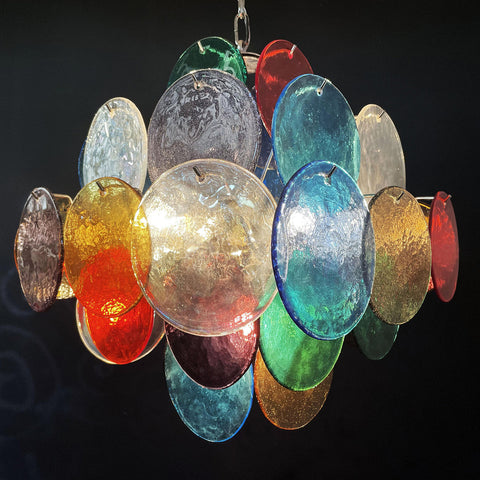 Vintage Murano 19.7″ Glass Chandelier