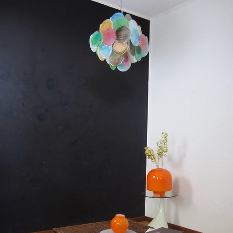 Vintage Murano 19.7″ Glass Chandelier