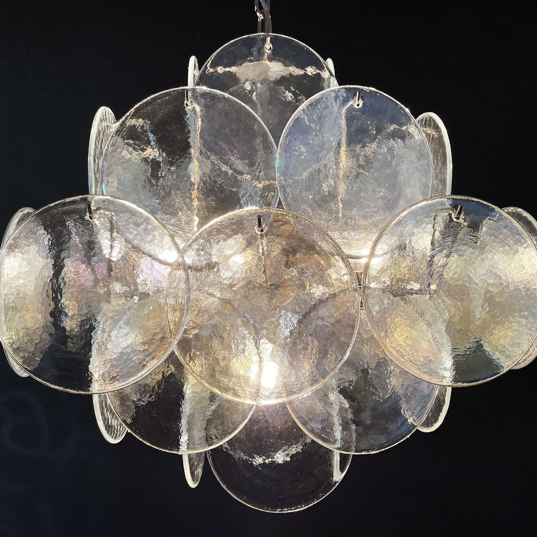 Vintage Murano 19.7″ Glass Chandelier