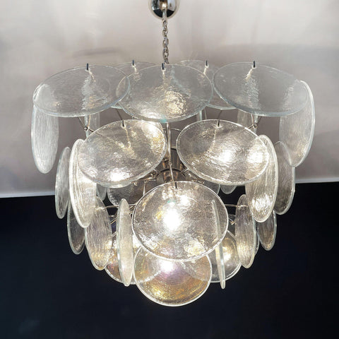 Vintage Murano 19.7″ Glass Chandelier