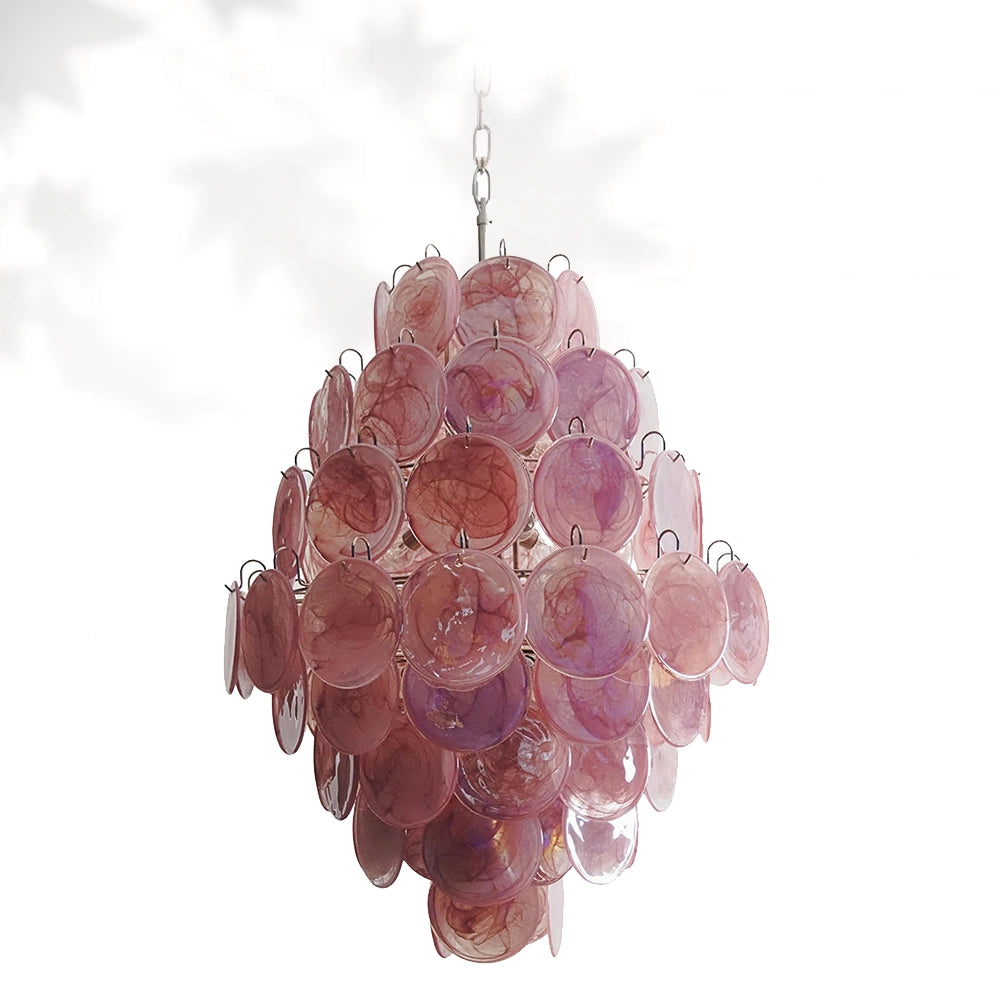 Vintage Murano Disks Chandelier