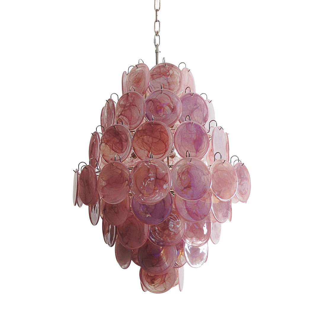 Vintage Murano Disks Chandelier