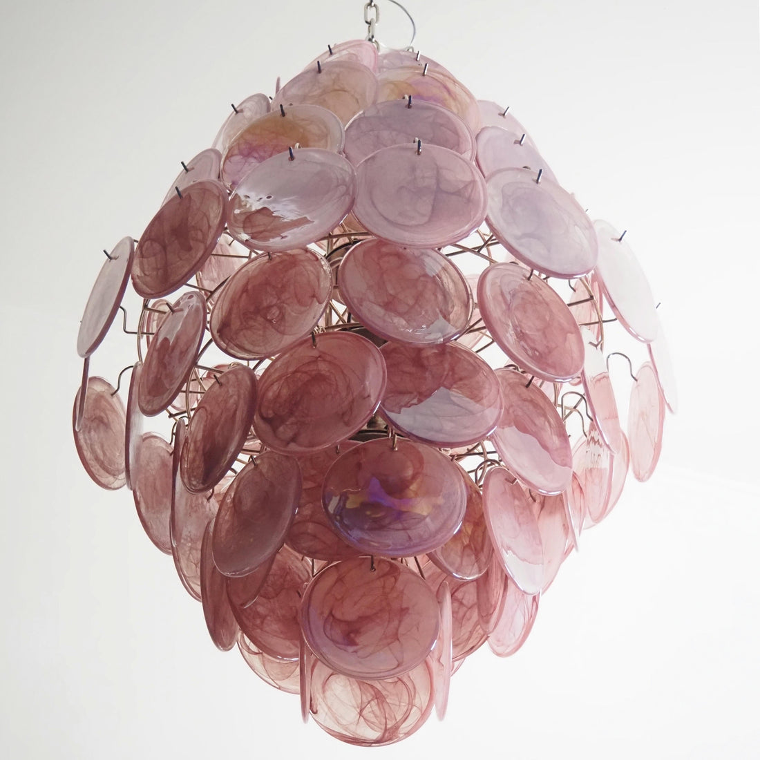 Vintage Murano Disks Chandelier