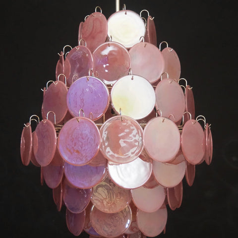 Vintage Murano Disks Chandelier