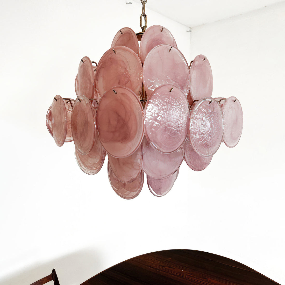 Vintage Murano 19.7″ Glass Chandelier